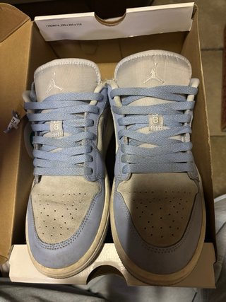Jordan 1 Low Donna Grigio Bianco Tg 39