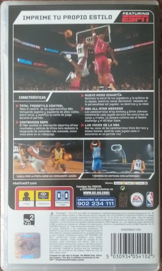 NBA Live 07 PSP EA Sports