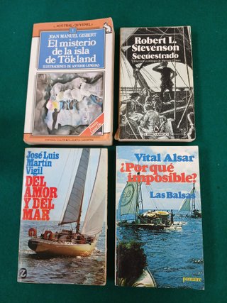 Lote de 4 Libros Historias marineras