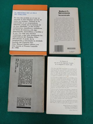 Lote de 4 Libros Historias marineras