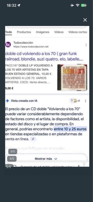 CD Doble Volviendo a los 70s