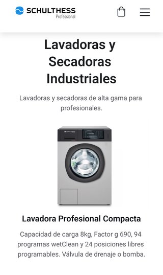 echulthess lavadoras y secadoras