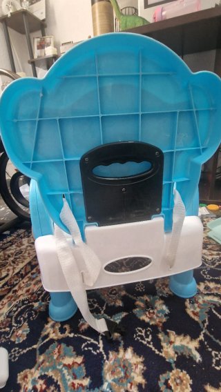 Silla Comedor Bebé Oso Azul