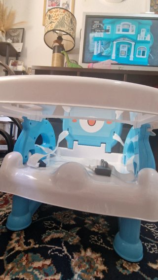 Silla Comedor Bebé Oso Azul
