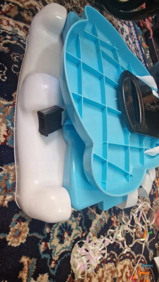 Silla Comedor Bebé Oso Azul