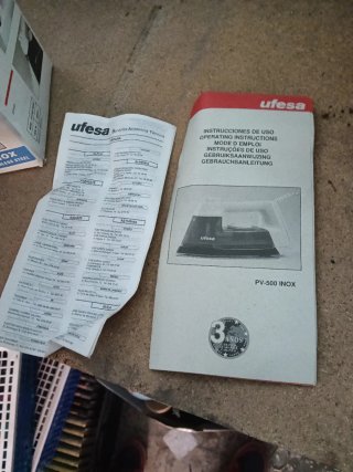 Plancha de Vapor Ufesa PV-500 INOX