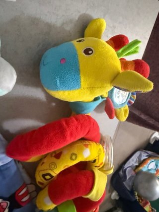 Lote Juguetes Bebé Peluche y Sonajero