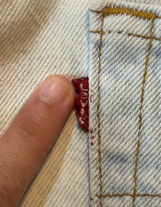 Pantalón corto vintage Levi's azul