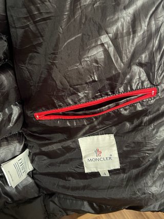 Chaleco Moncler Gui Talla L/XL Negro