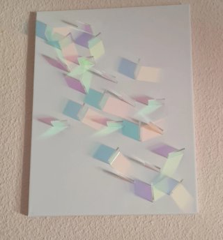 Cuadro Acrílico Holográfico Multicolor