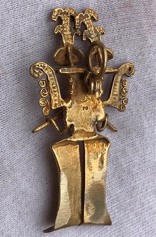 Figura Dios Tayron Oro Tumbaga + Regalo