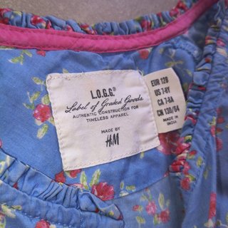 Vestito H&M L.O.G.G. bambina 128 cm