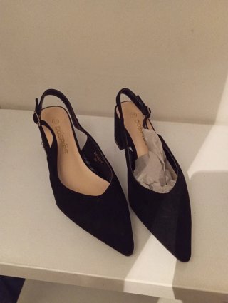 Zapatos Dospies Negros Talla 36