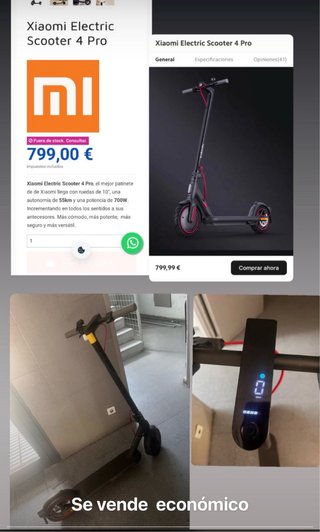 Patinete Eléctrico Xiaomi 4 Pro