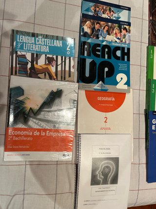 Libros de bachillerato de 1 - 2 - 3 y 4
