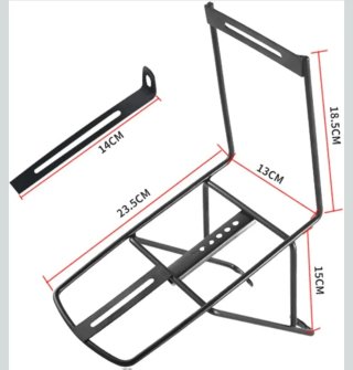 Portabicicletas Delantero Bicicleta Montaña