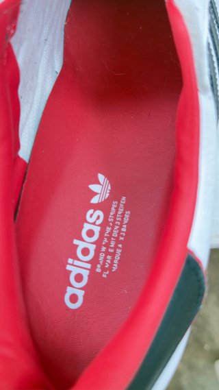 Zapatillas Adidas Superstar Blancas y rojo