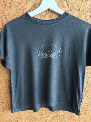 Camiseta  #Brownie Negra Estampada