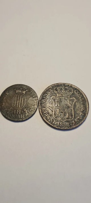 2 Monedas Catalanas Antiguas