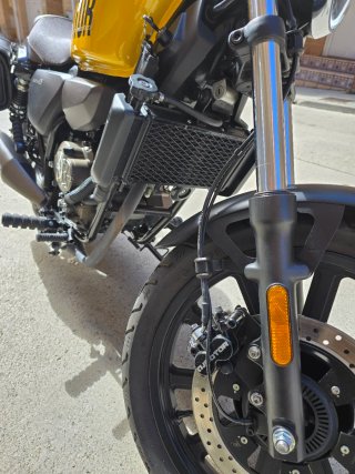 QJ Motor SRV125 Cruiser Negra y Amarilla