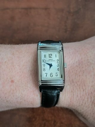 Reloj IBSO Reverso Plata y Negro