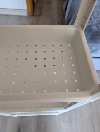 Estantería de plástico blanca Ikea