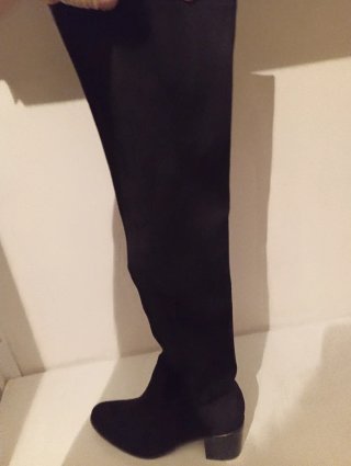 Botas altas de licra