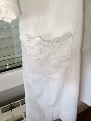 Blusa kimono Love to Lounge blanca talla M