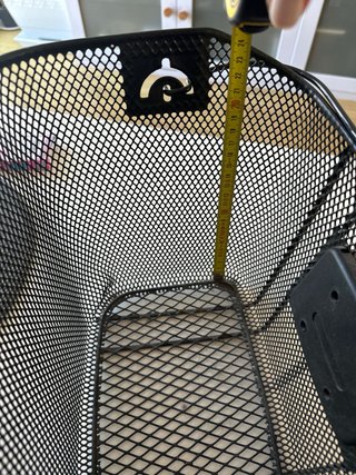 Cesta Bicicleta Btwin Negra
