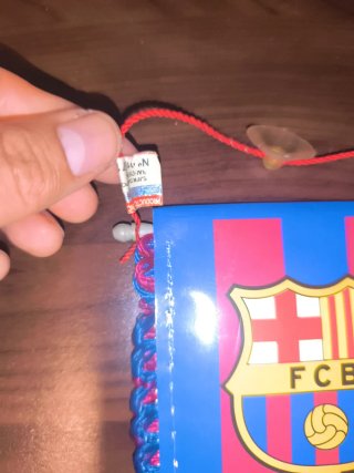 Banderín FC Barcelona Ronaldinho Antiguo
