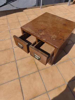 Mueble Archivador Cajonera Madera Antigua