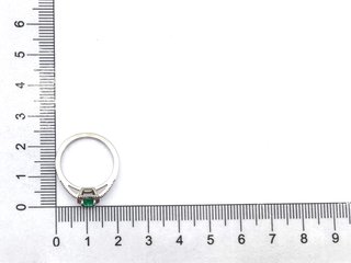 E1809798-0    Sortija Oro 18k Con Diamante,Esmeral