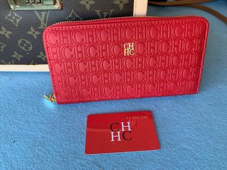 Monedero Carolina Herrera Rojo