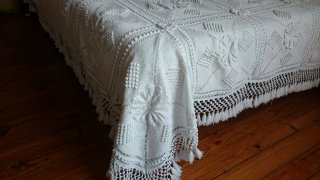 Colcha ganchillo antigüa