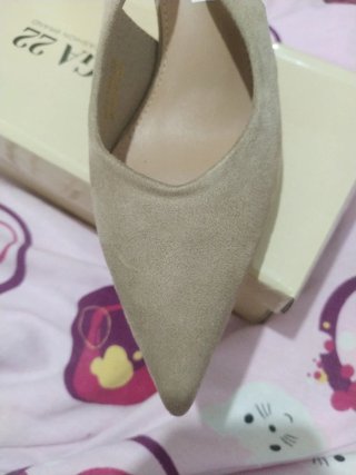 Zapatos stilettos beige
