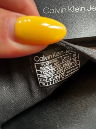 Chanclas Calvin Klein Jeans Negras
