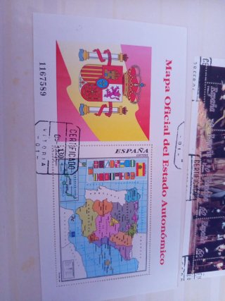 Sellos Pintura Española 1995 y Exfilna '95