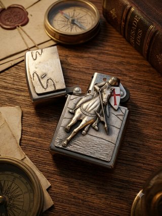 Zippo Originale Raro - Cavaliere Templare
