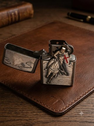 Zippo Originale Raro - Cavaliere Templare