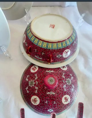 Conjunto Familia Rosse : Tibor, Sopera, Platos y C