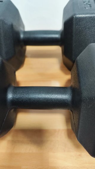 2 Mancuernas Hexagonales 10kg