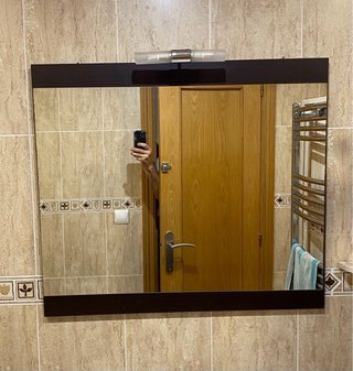 Mueble de baño wengué 80cm