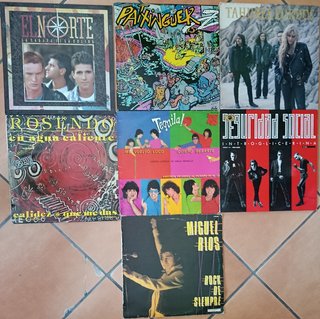 Lote 7 Vinilos Pop Rock Español