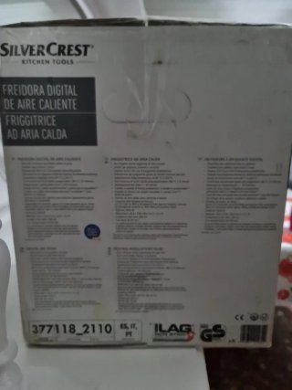 Freidora de Aire Silvercrest Digital 2.2L