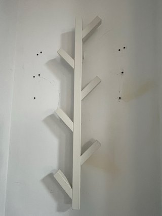 Colgador de pared IKEA TJUSIG blanco