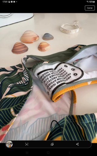 Bikini estampado tropical