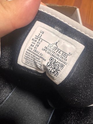 Nike Air Jordan 1 Low Blancas y Negras