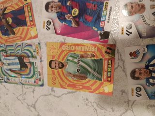 Lote cartas fútbol español Panini