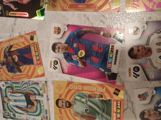 Lote cartas fútbol español Panini
