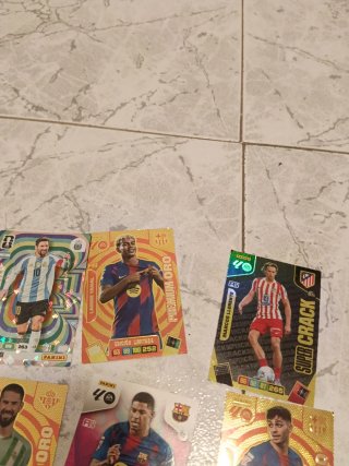 Lote cartas fútbol español Panini